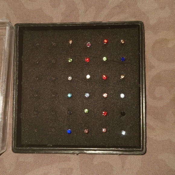 Nose Stud 316L Surgical Steel Nose Jewelry Piercing Women Jewelry 1.8MM - Picture 2 of 6